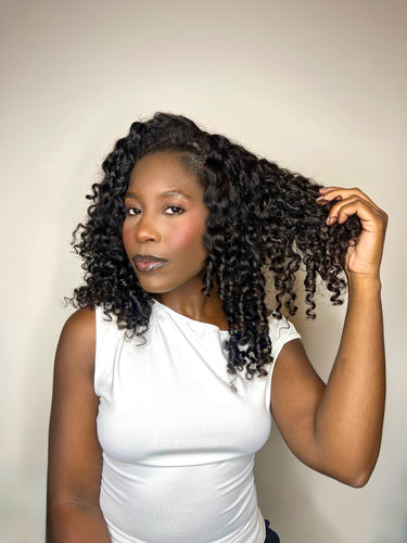 Loose Curl Flip Over Wig