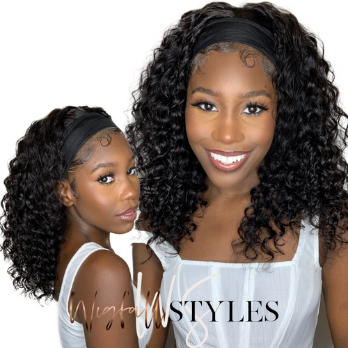 Deep Wave Headband Wig